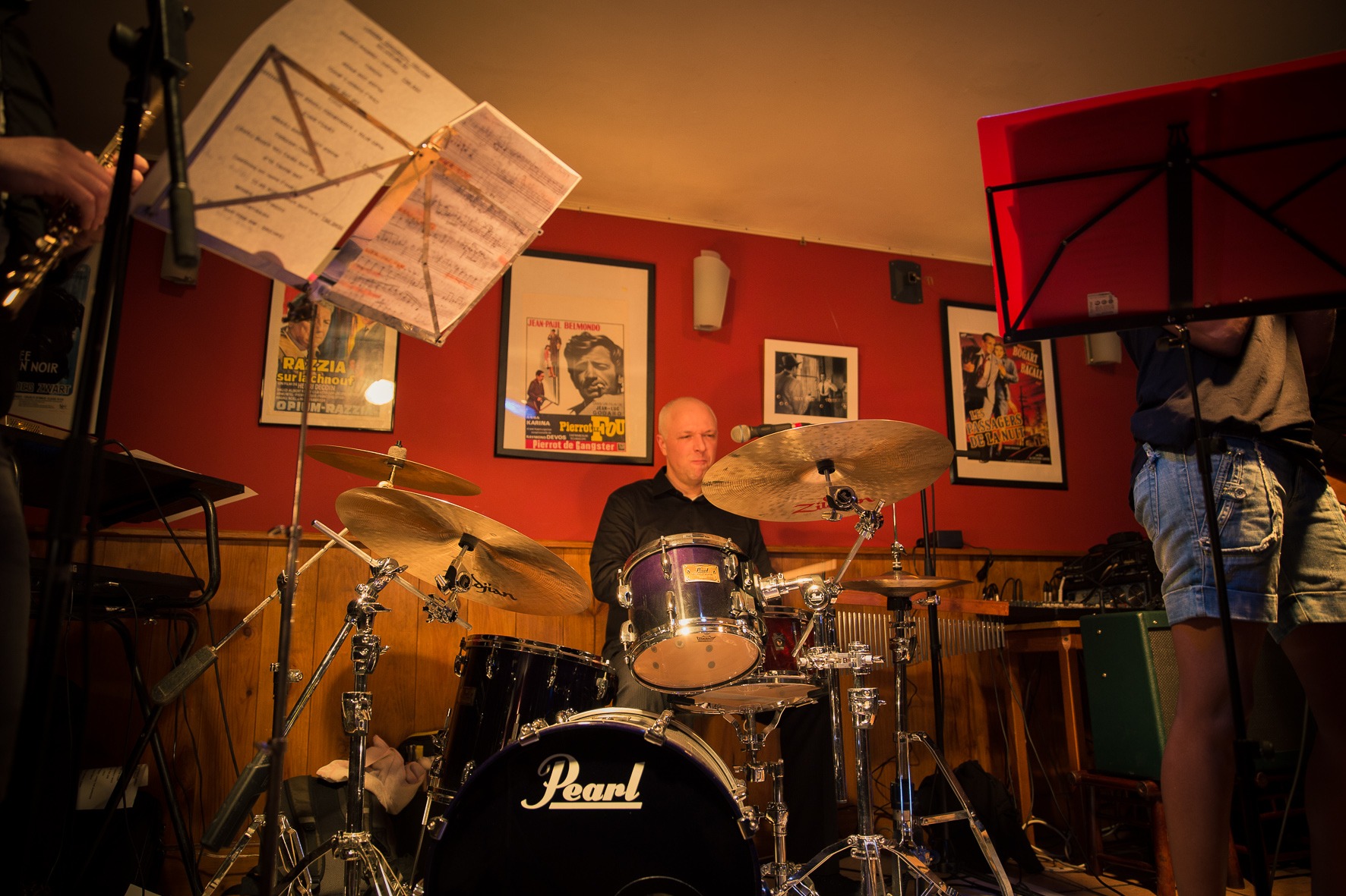 Ludovic lors d'un concert